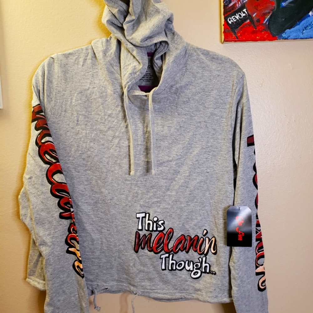 Lightweight Crop Style Hoodie. New With Tags!